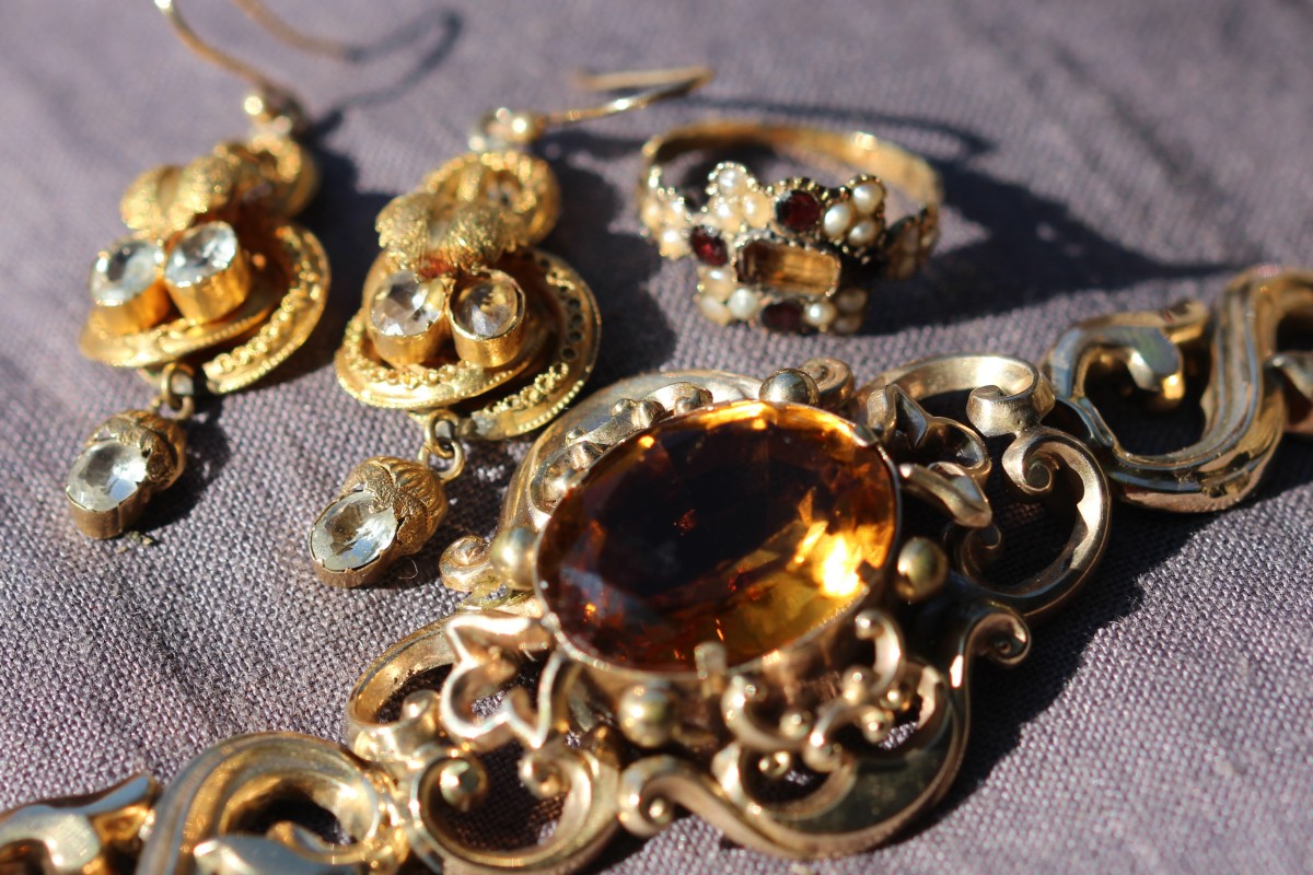 Solder on Antique jewellery – navette jewellery